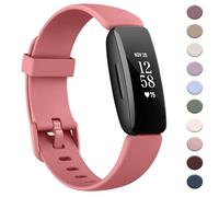 AK Band Compatible with Fitbit Inspire 2 Bands for Women Men, Adjustable Replacement Sport Wristbands Straps for Fitbit Inspire 2 / Ace 3 (Coral Red)