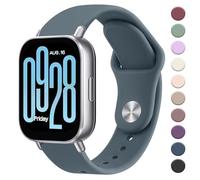 AK Bracelet Compatible with Xiaomi Redmi Watch 5 Active/Redmi Watch 5 Lite Bracelets for Men Women, Soft Silicone Watch Strap, Waterproof Adjustable Sports Replacement Strap, Eine Grösse, Silicone, No