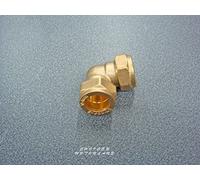 AK BRASS COMPRESSION PLUMBING FITTING ELBOW SIZE(S) (15MM / 22MM) (ELBOW SIZE: 15MM)