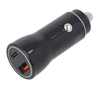 AK-CH-16 Car Power Adapter USB A Female, USB C Female Power: 12-24VDC AKYGA