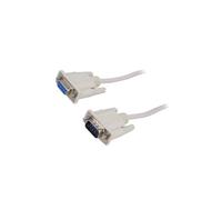 AK-CO-01 cable D-sub 9pin female, D-sub 9pin male 2m white AKYGA