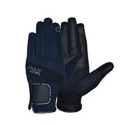 AK Embossed Champion Grip Horse Riding Gloves along the Touch Feature (Navy, M)