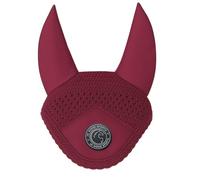 AK Fly Hood for Horses - Soft Lycra Ears, Close-Knit Crochet, Comfortable Fit - Equestrian Ear Bonnet for Sport Horses AKRS-6069-01 (Burgundy, FULL / (L))