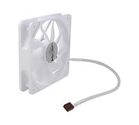 Akasa 120mm Viper White Fan, PWM Case Fan, HDB Long Lifespan Bearing, PWM Splitter Hub and Anti-Vibration Rubber Mounts Included, 3 Pack, AK-FN065-WKT03