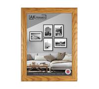 AK Frames 100X70Cm Classic Oak Modern Picture Frame - Poster Frame For Photos, Prints And Wall Art - Elegant Home Decor