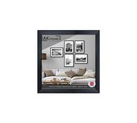 AK Frames 11X11" Classic Black Modern Picture Frame - Poster Frame For Photos, Prints And Wall Art - Elegant Home Decor