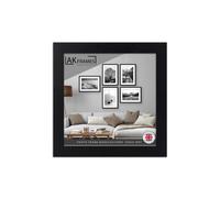 AK Frames 11X11" Matte Black Poster Frame - Modern Picture Frame For Wall Art, Prints And Photos - Durable And Stylish Display Frame