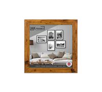AK Frames 11X11" Rustic Oak Poster Frame - Modern Picture Frame For Wall Art, Prints And Photos - Durable And Stylish Display Frame