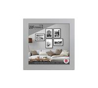 AK Frames 11X11" Silver Poster Frame - Modern Picture Frame For Wall Art, Prints And Photos - Durable And Stylish Display Frame