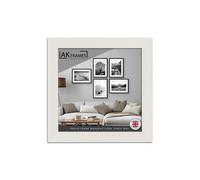 AK Frames 11X11" White Poster Frame - Modern Picture Frame For Wall Art, Prints And Photos - Durable And Stylish Display Frame