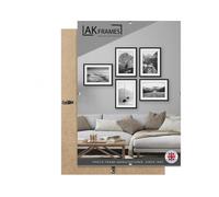 Ak Frames 11X8.5 Frameless Clip Frame With Shatter-Resistant Perspex - Clip Photo Frame For Prints, Photos And Wall Art
