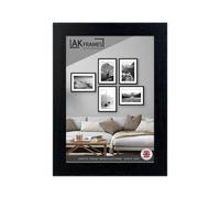 AK Frames 11X9" Black Poster Frame - Modern Picture Frame For Wall Art, Prints And Photos - Durable And Stylish Display Frame