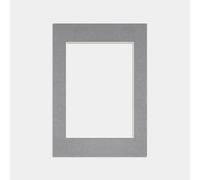 Ak Frames 14X11 Mid Grey Picture Mounts To Fit 10X8 Aperture Size - Mount Board Only (No Frame Included)