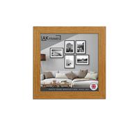 AK Frames 14X14" Oak Poster Frame - Modern Picture Frame For Wall Art, Prints And Photos - Durable And Stylish Display Frame