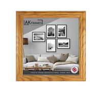 AK Frames 17X17" Classic Oak Modern Picture Frame - Poster Frame For Photos, Prints And Wall Art - Elegant Home Decor