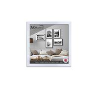 AK Frames 17X17" Classic White Modern Picture Frame - Poster Frame For Photos, Prints And Wall Art - Elegant Home Decor