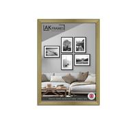 AK Frames 18X12" Classic Gold Modern Picture Frame - Poster Frame For Photos, Prints And Wall Art - Elegant Home Decor