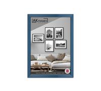 AK Frames 18X12" Classic Navy Blue Modern Picture Frame - Poster Frame For Photos, Prints And Wall Art - Elegant Home Decor