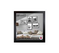 AK Frames 19X19" Matte Black Poster Frame - Modern Picture Frame For Wall Art, Prints And Photos - Durable And Stylish Display Frame
