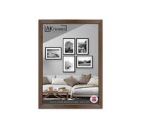 AK Frames 40X30Cm Classic Walnut Modern Picture Frame - Poster Frame For Photos, Prints And Wall Art - Elegant Home Decor