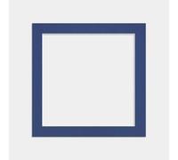 Ak Frames 50X50Cm Blue Picture Mounts To Fit 40X40Cm Aperture Size - Mount Board Only (No Frame Included)