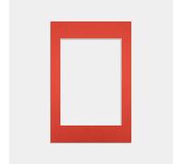 Ak Frames 60X40Cm Poppy Red Picture Mounts To Fit A3 Aperture Size - Mount Board Only (No Frame Included)