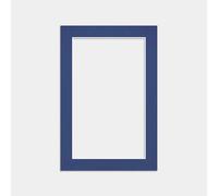 Ak Frames 6X4 Blue Picture Mounts To Fit 5X3 Aperture Size - Mount Board Only (No Frame Included)