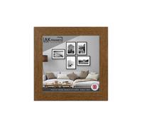 AK Frames 6X6" Dark Oak Poster Frame - Modern Picture Frame For Wall Art, Prints And Photos - Durable And Stylish Display Frame