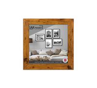 AK Frames 6X6" Rustic Oak Poster Frame - Modern Picture Frame For Wall Art, Prints And Photos - Durable And Stylish Display Frame
