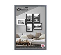 AK Frames 80X60Cm Classic Dark Grey Modern Picture Frame - Poster Frame For Photos, Prints And Wall Art - Elegant Home Decor