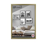 AK Frames 80X60Cm Classic Gold Modern Picture Frame - Poster Frame For Photos, Prints And Wall Art - Elegant Home Decor