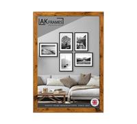 AK Frames 80X60Cm Rustic Oak Poster Frame - Modern Picture Frame For Wall Art, Prints And Photos - Durable And Stylish Display Frame