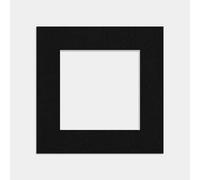 Ak Frames 8X8 Black Picture Mounts To Fit 5X5 Aperture Size - Mount Board Only (No Frame Included)
