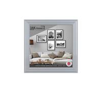 AK Frames 9X9" Classic Silver Modern Picture Frame - Poster Frame For Photos, Prints And Wall Art - Elegant Home Decor
