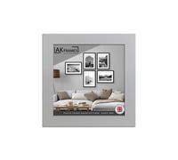 AK Frames 9X9" Silver Poster Frame - Modern Picture Frame For Wall Art, Prints And Photos - Durable And Stylish Display Frame