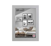 AK Frames A5 Silver Poster Frame - Modern Picture Frame For Wall Art, Prints And Photos - Durable And Stylish Display Frame