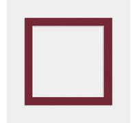 Ak Frames Burgundy 50X50Cm Picture Mount To Fit 40X40Cm Aperture Size - Mount Board Only (No Frame Included)