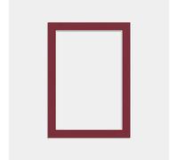 Ak Frames Burgundy 70X50Cm Picture Mount To Fit 60X40Cm Aperture Size - Mount Board Only (No Frame Included)
