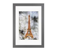 Ak Frames Dark Grey 70X50Cm Frame With 60X40Cm Mount And Perspex Front