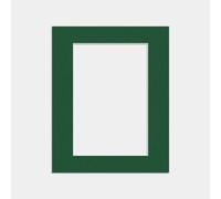Ak Frames Forest Green 20X16" Picture Mount To Fit 15X10" Aperture Size - Mount Board Only (No Frame Included)