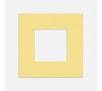Ak Frames Primrose 10X10" Picture Mount To Fit 5X5" Aperture Size - Mount Board Only (No Frame Included)