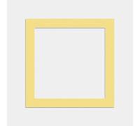 Ak Frames Primrose 10X10" Picture Mount To Fit 8X8" Aperture Size - Mount Board Only (No Frame Included)