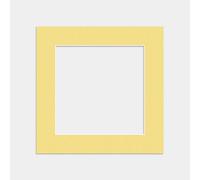 Ak Frames Primrose 5X5" Picture Mount To Fit 3.5X3.5" Aperture Size - Mount Board Only (No Frame Included)