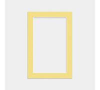 Ak Frames Primrose 6X4" Picture Mount To Fit 5X3" Aperture Size - Mount Board Only (No Frame Included)
