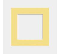 Ak Frames Primrose 6X6" Picture Mount To Fit 4X4" Aperture Size - Mount Board Only (No Frame Included)