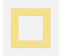 Ak Frames Primrose 8X8" Picture Mount To Fit 5X5" Aperture Size - Mount Board Only (No Frame Included)