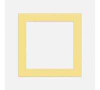 Ak Frames Primrose 8X8" Picture Mount To Fit 6X6" Aperture Size - Mount Board Only (No Frame Included)