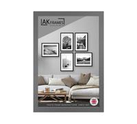 AK Frames Sleek 18X12" Dark Grey Thin Modern Picture Frame - Slim And Design For Posters, Prints And Photos - Elegant Wall Frame Decor