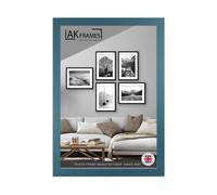 AK Frames Sleek 18X12" Navy Blue Thin Modern Picture Frame - Slim And Design For Posters, Prints And Photos - Elegant Wall Frame Decor