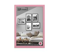 AK Frames Sleek 18X12" Pastel Pink Thin Modern Picture Frame - Slim And Design For Posters, Prints And Photos - Elegant Wall Frame Decor